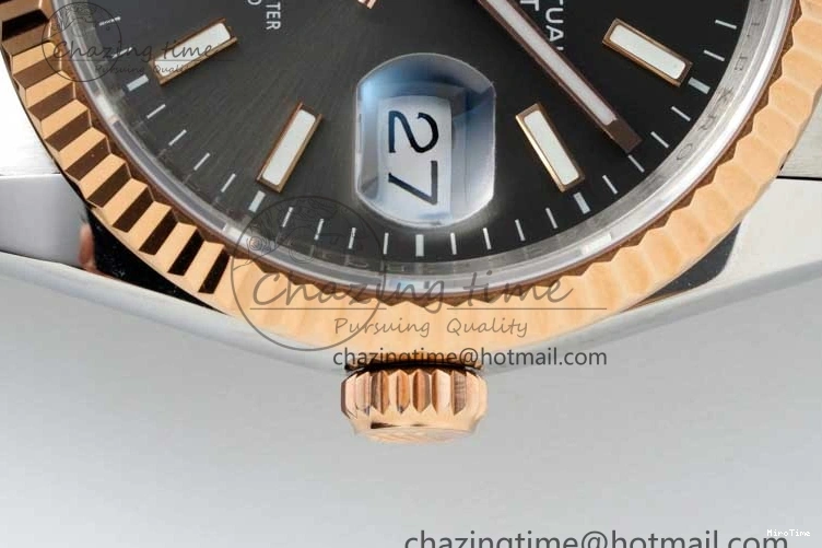 MiroTime 0414 Breathable DateJust 36mm DIWF 1:1 Best Edition 904L Steel Gray Dial on SS RG Oyster Bracelet SA 2310